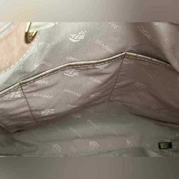 Brahmin Soft Leather & Alligator Embossed Leather Crossbody - Picture 10 of 15